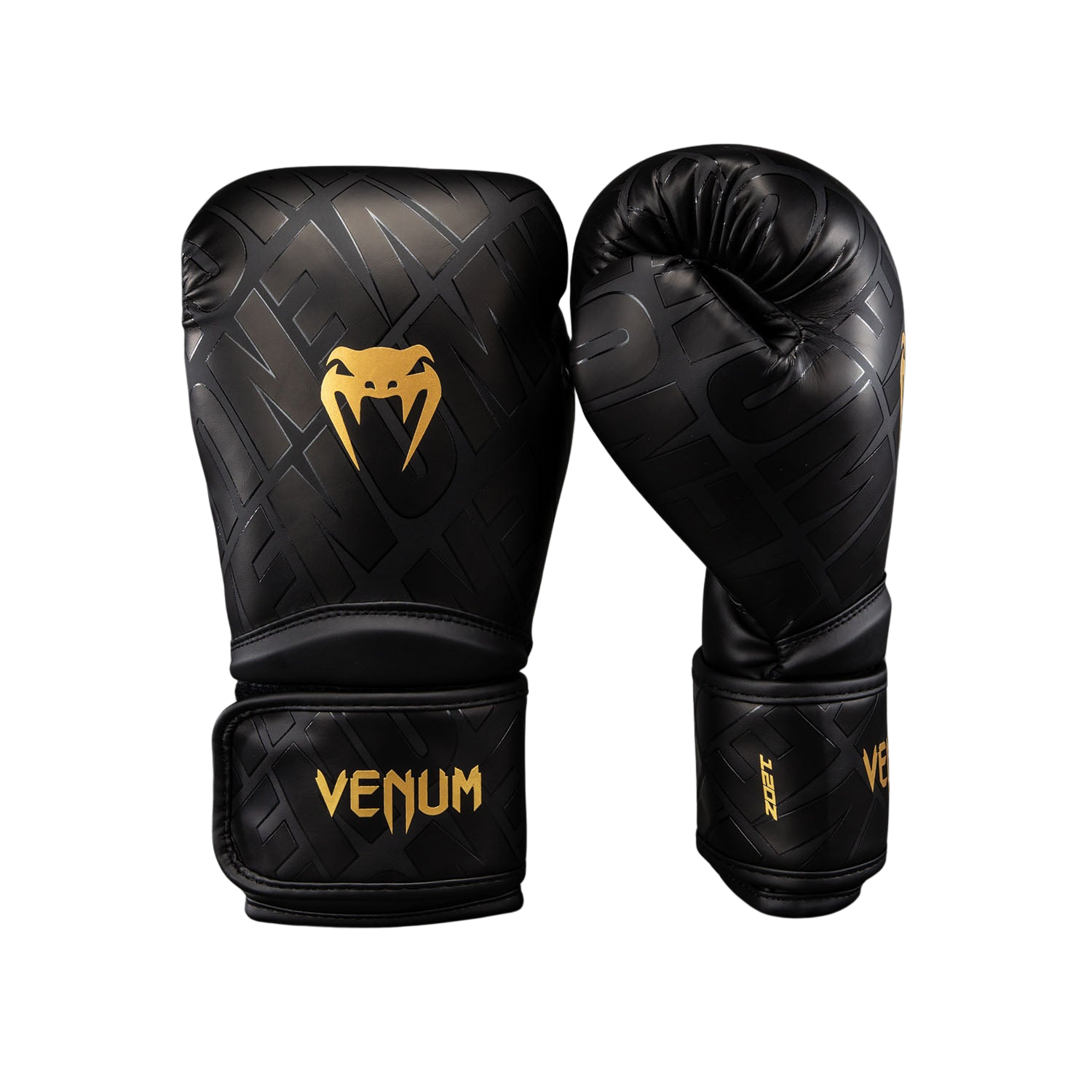 Venum Contender 1.5 XT 3D Boxing Gloves, Black/Gold Velikost: 12oz