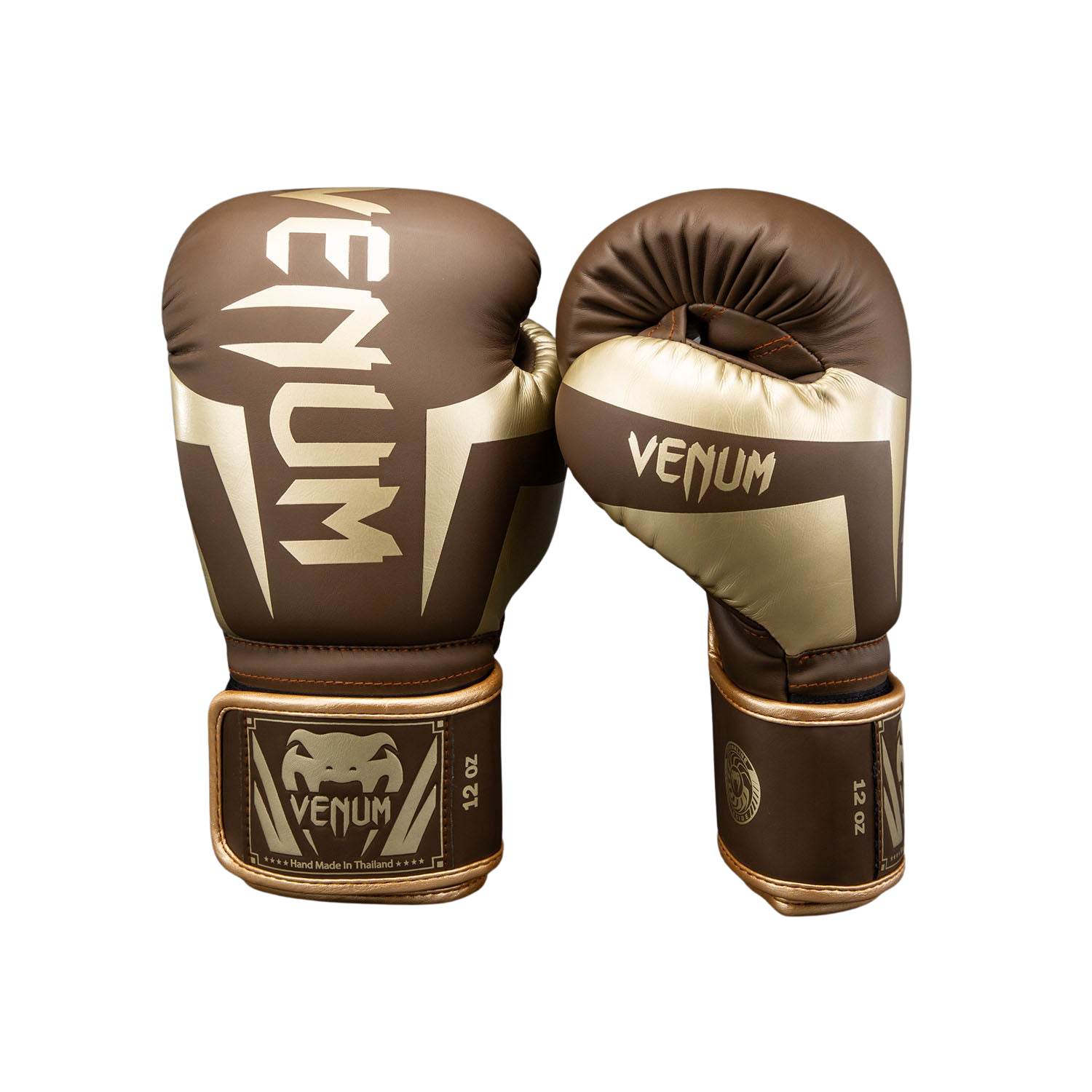 Venum Elite Boxing Gloves - Dark Brown Velikost: 14oz