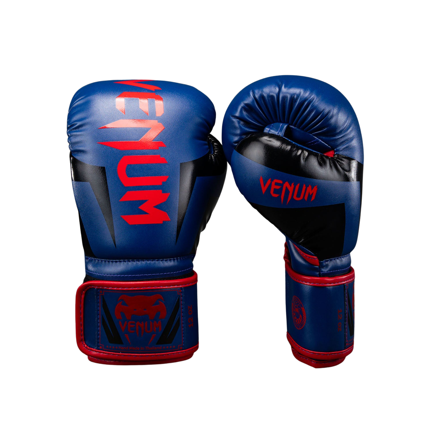 Venum Elite Boxing Gloves - Dark Blue/Red Velikost: 14oz