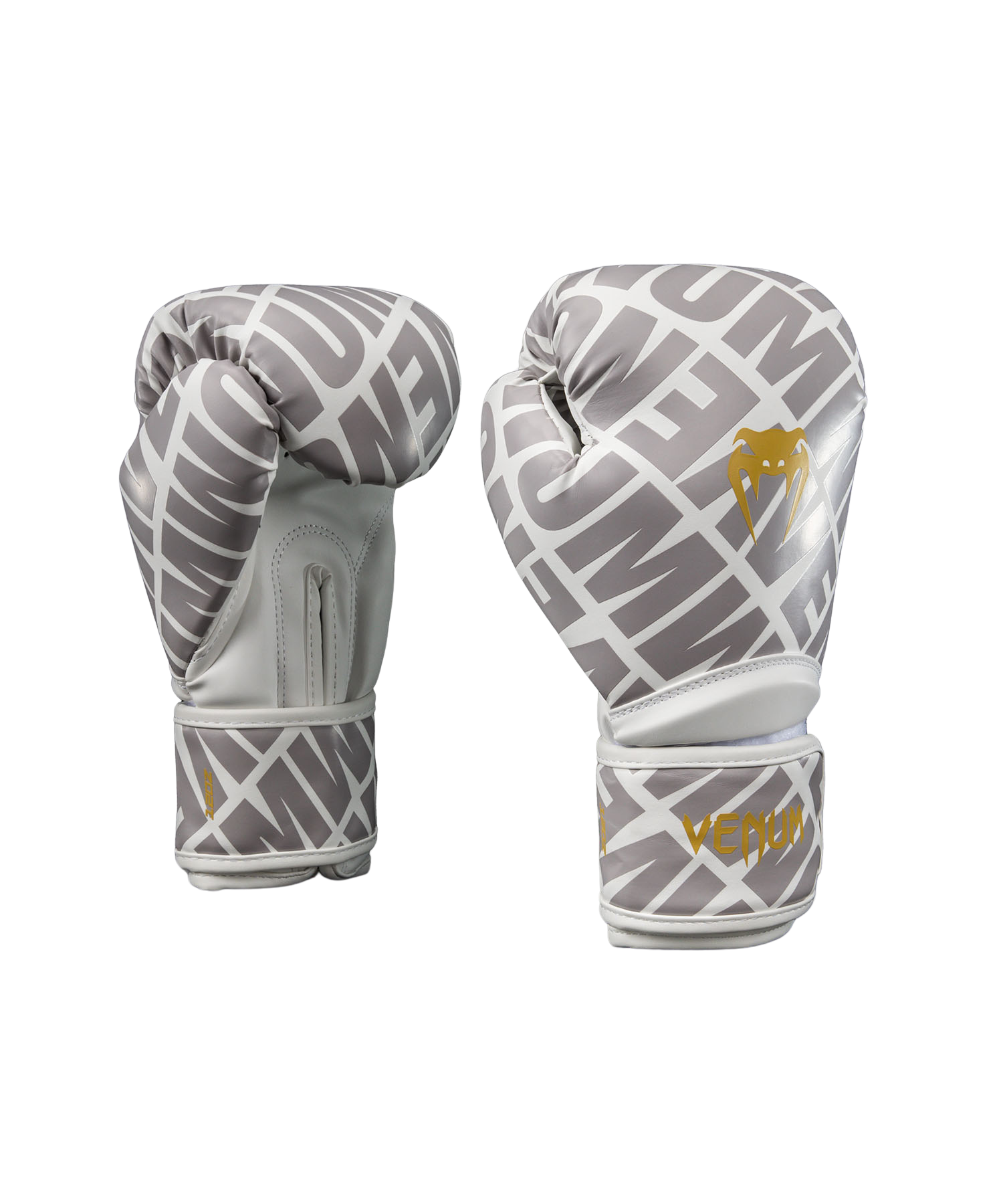 Venum Contender 1.5 XT 3D Boxing Gloves - White/Gold Velikost: 10oz