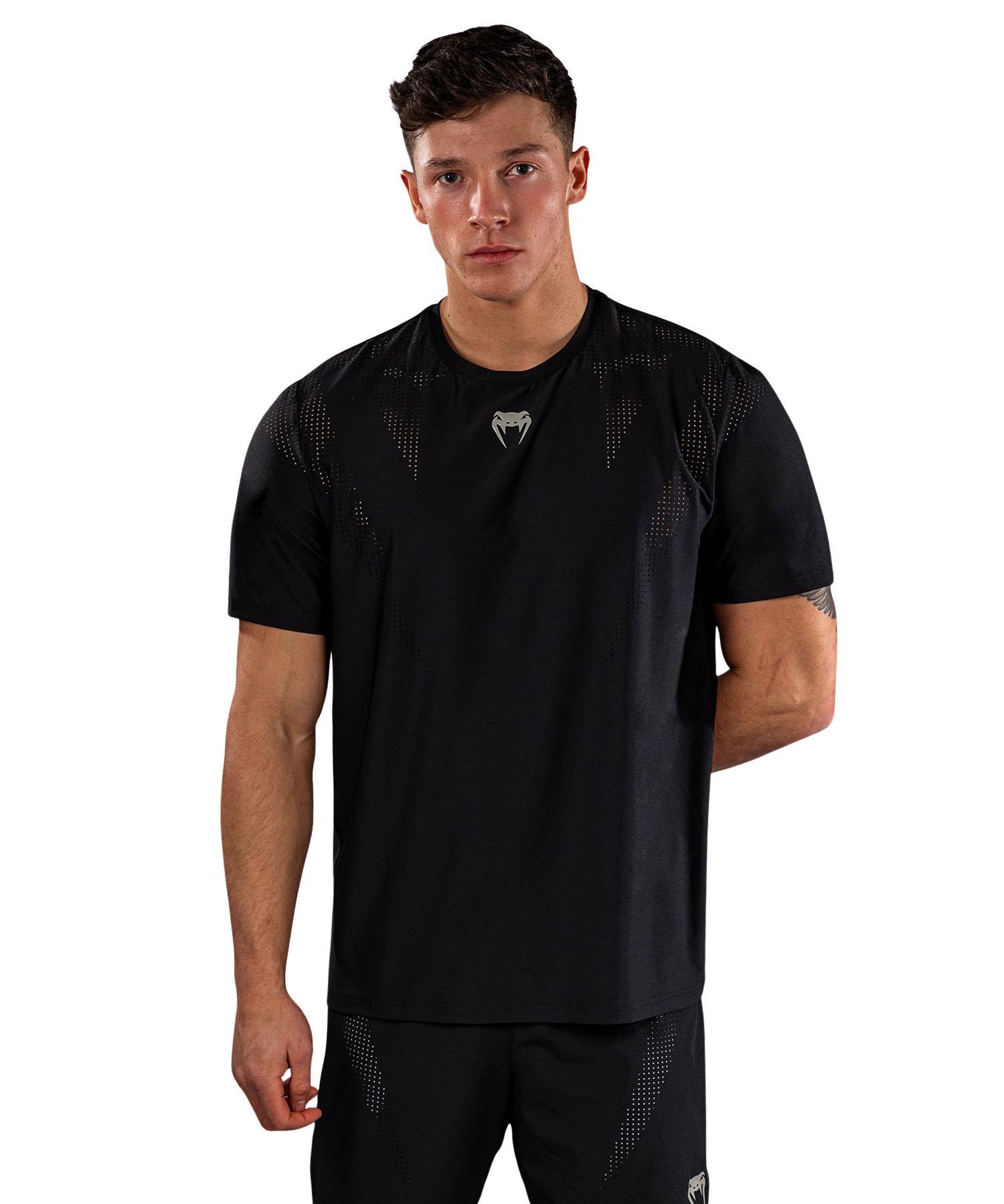 Venum Lazer Dry Tech T-Shirt - Black/Grey Velikost: S