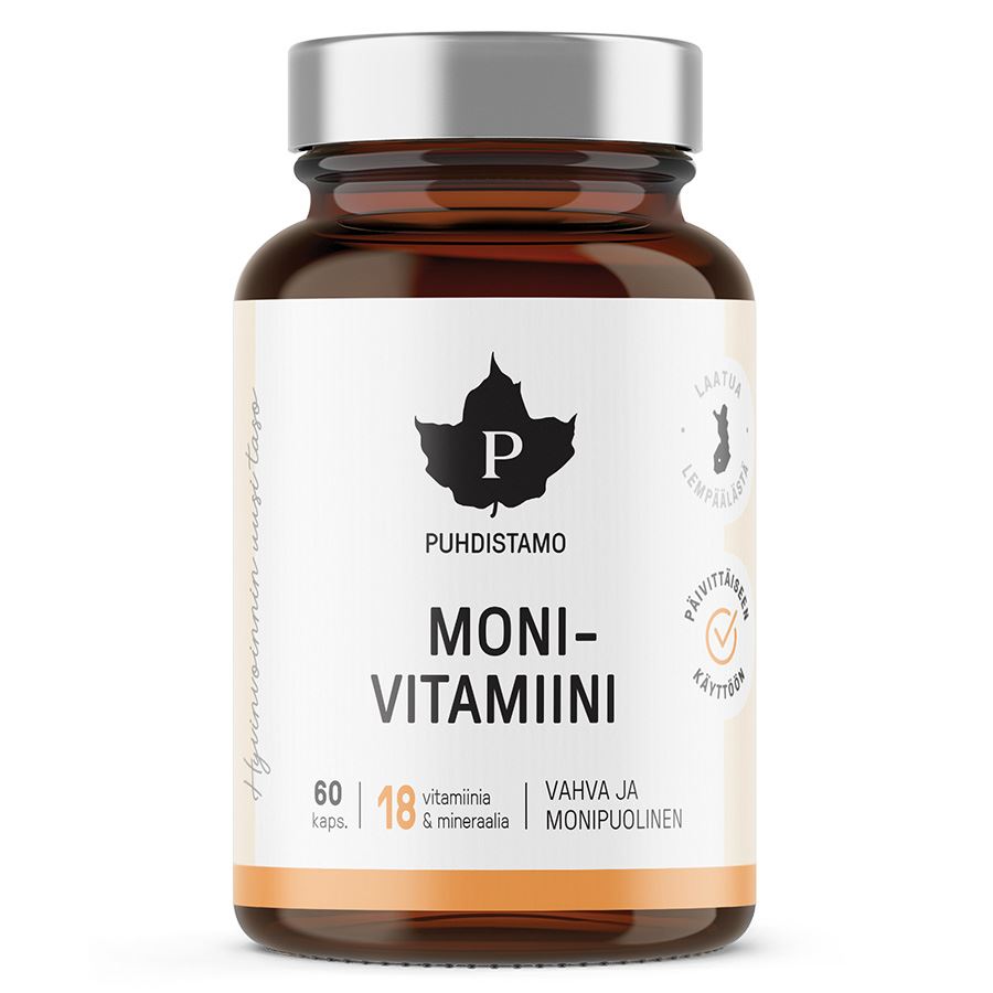 Puhdistamo Multivitamin 60 kapslí (Moni-Vitamini)