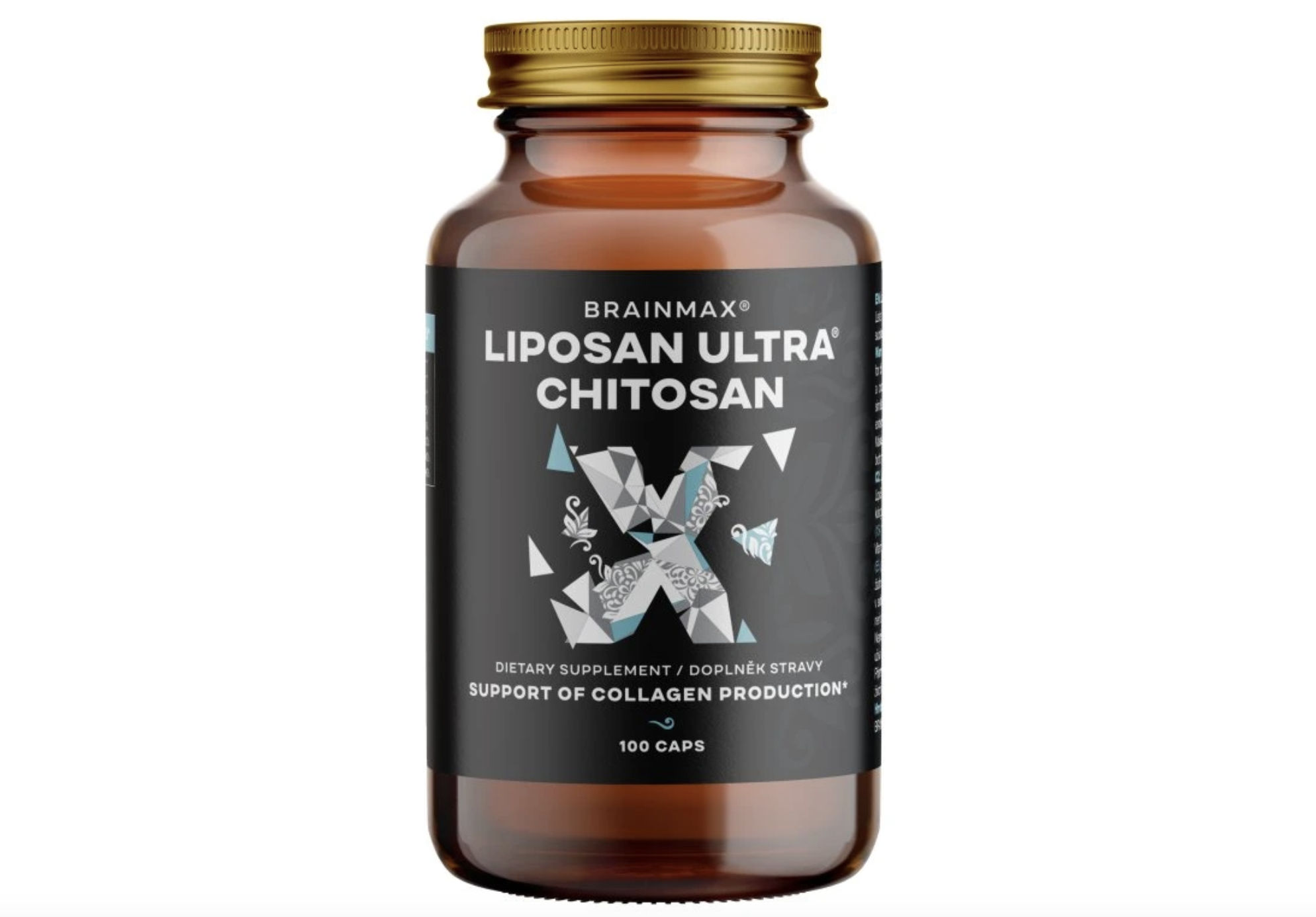 BrainMax Liposan Ultra®, Chitosan Beauty Essentials, 100 kapslí