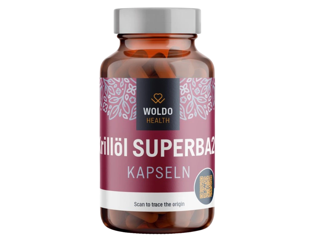 WoldoHealth Krill olej SUPERBA2® , 120 softgel kapslí