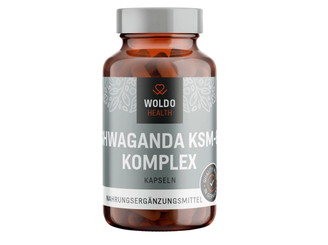 WoldoHealth Ashwaganda KSM-66 komplex 90 kapslí
