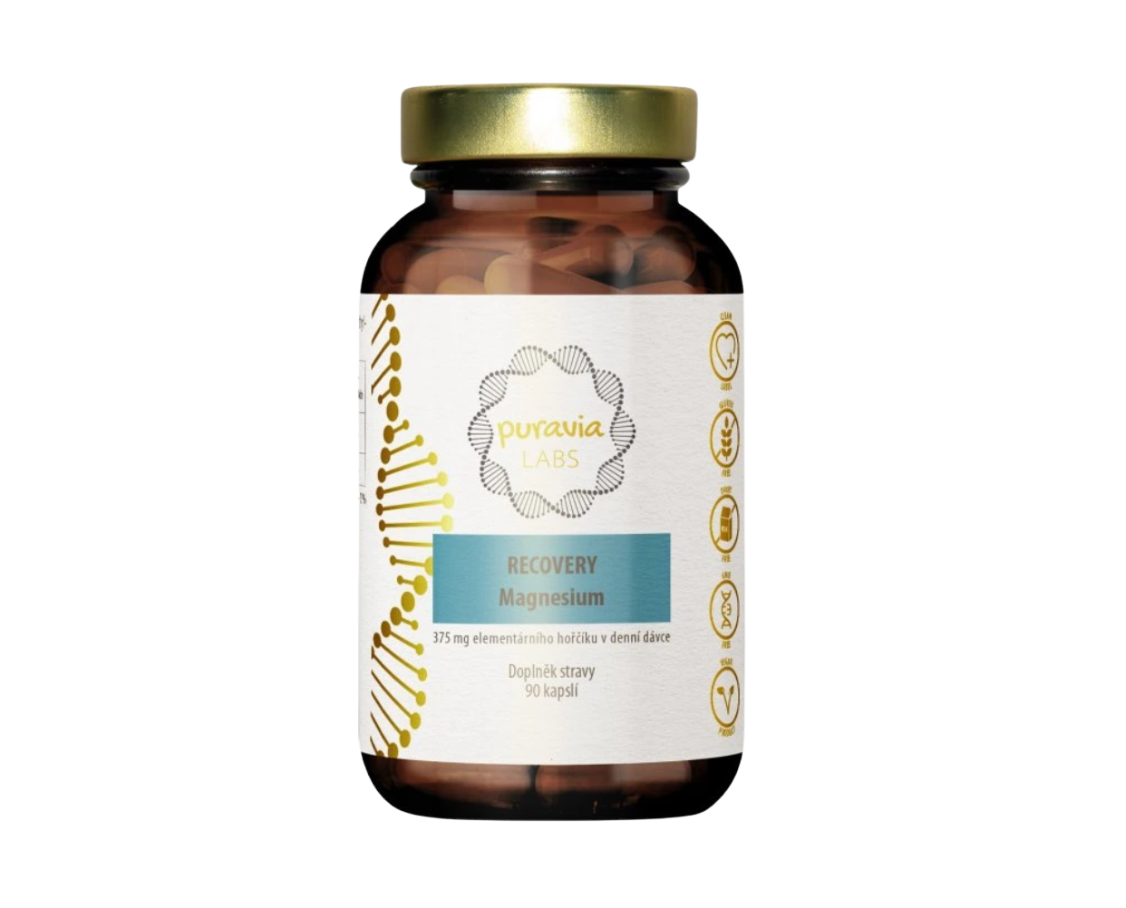 Puravia LABS Magnesium Recovery, 90 kapslí