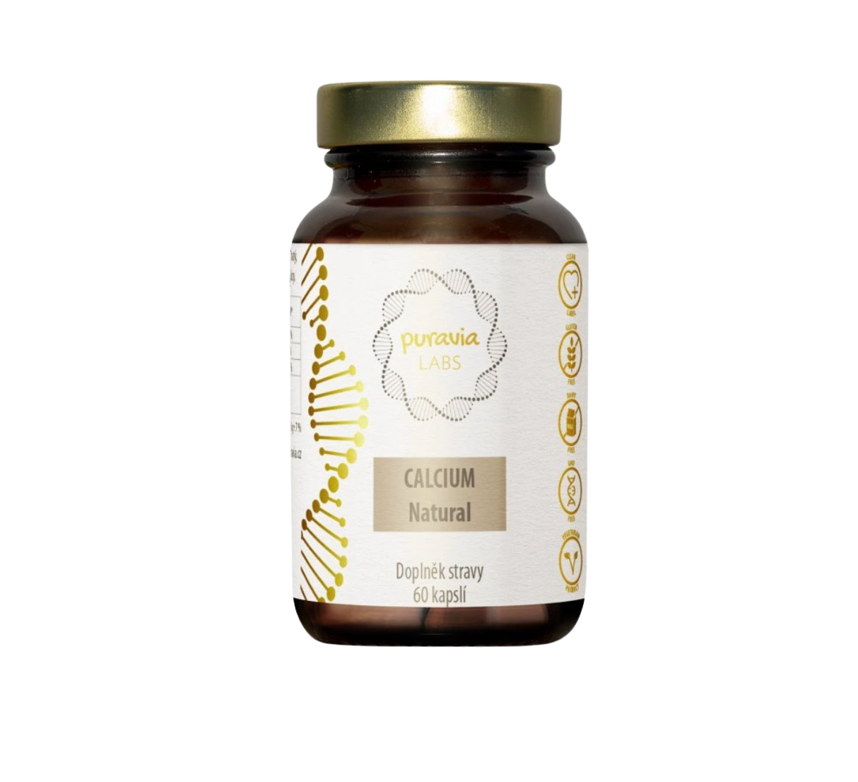 Puravia LABS BRAIN Magnesium, 60 kapslí