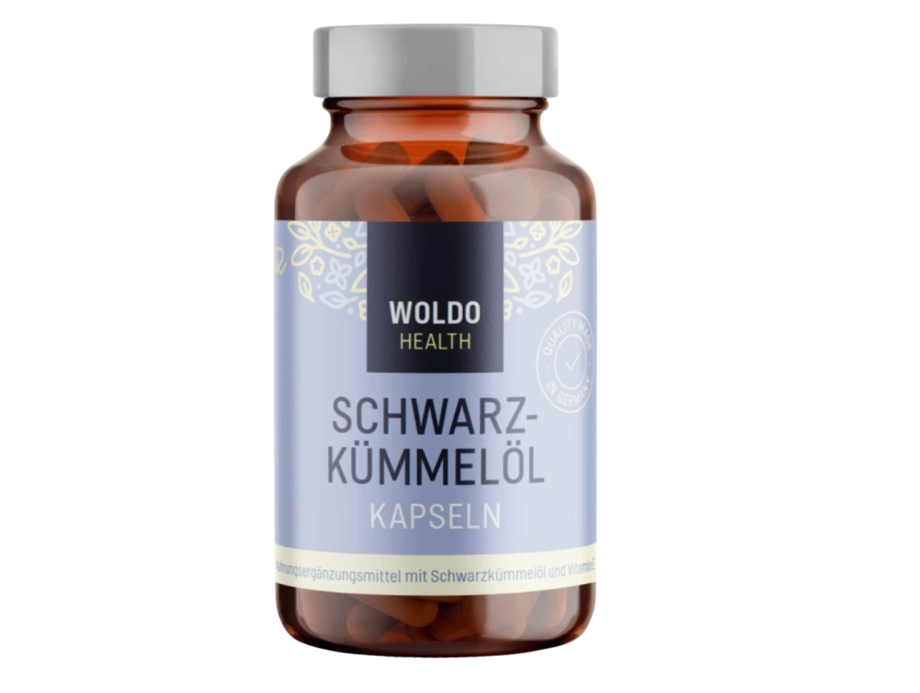 WoldoHealth Černý kmínový olej, 120 kapslí