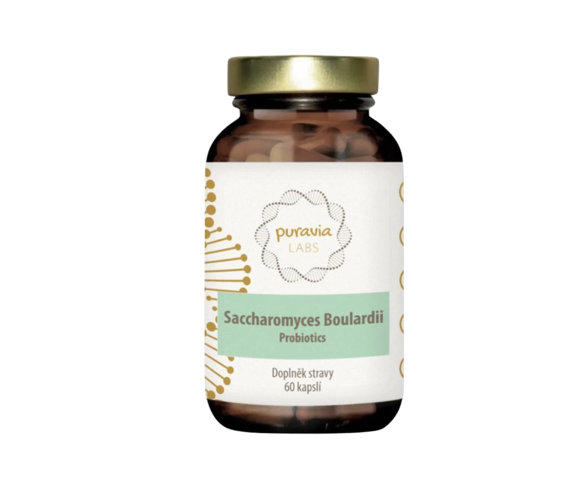 Puravia LABS Probiotika Saccharomyces boulardii, 60 kapslí