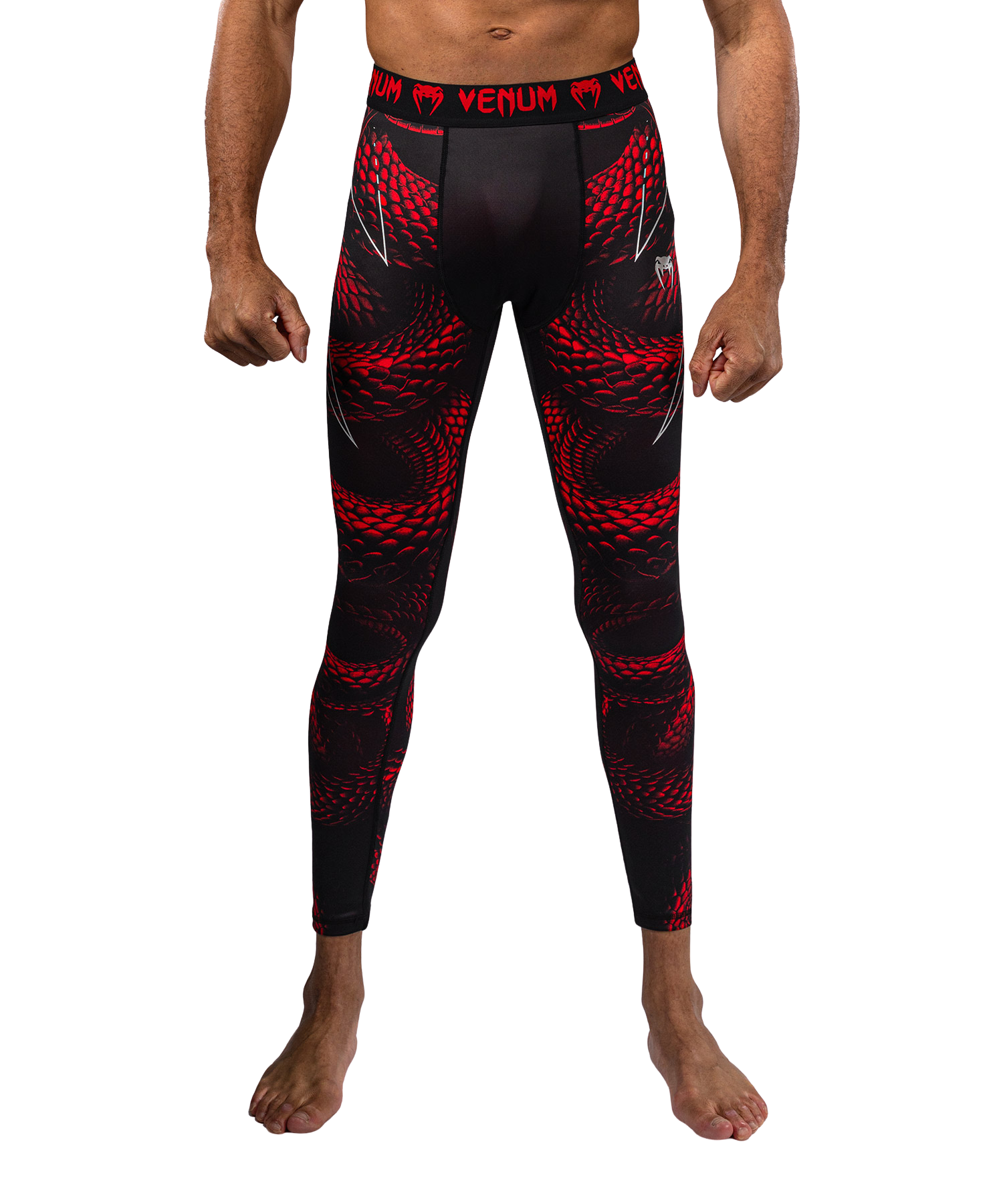 Venum Matupa Spats - Black/Red/Silver Velikost: XXL