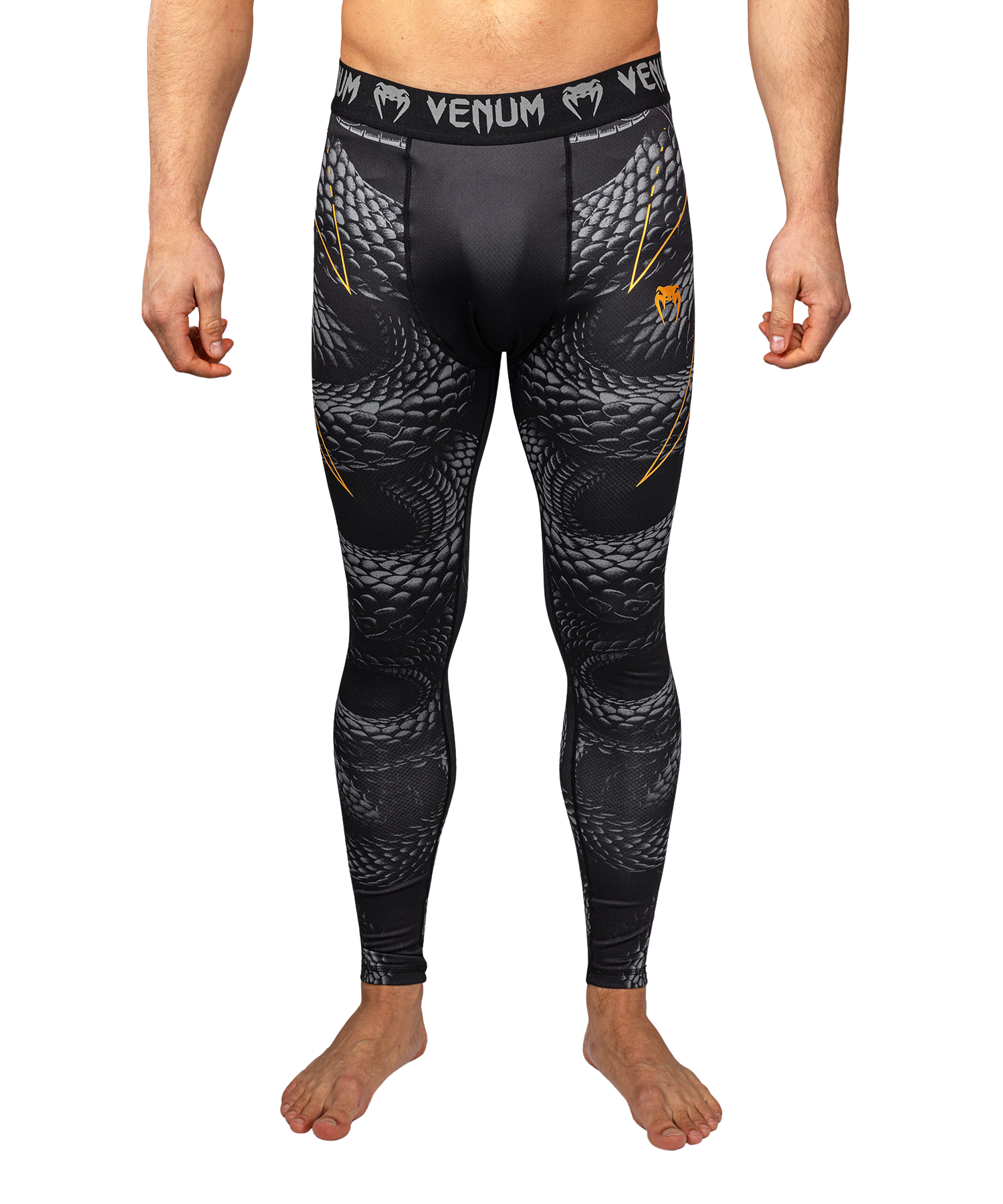 Venum Matupa Spats - Black/Grey/Gold Velikost: S