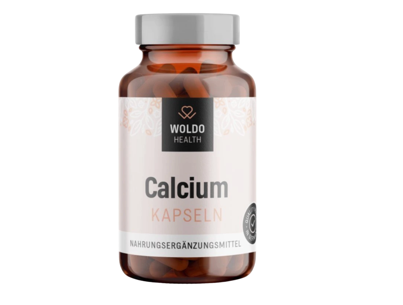 WoldoHealth Vápník z červených řas, 120 kapslí