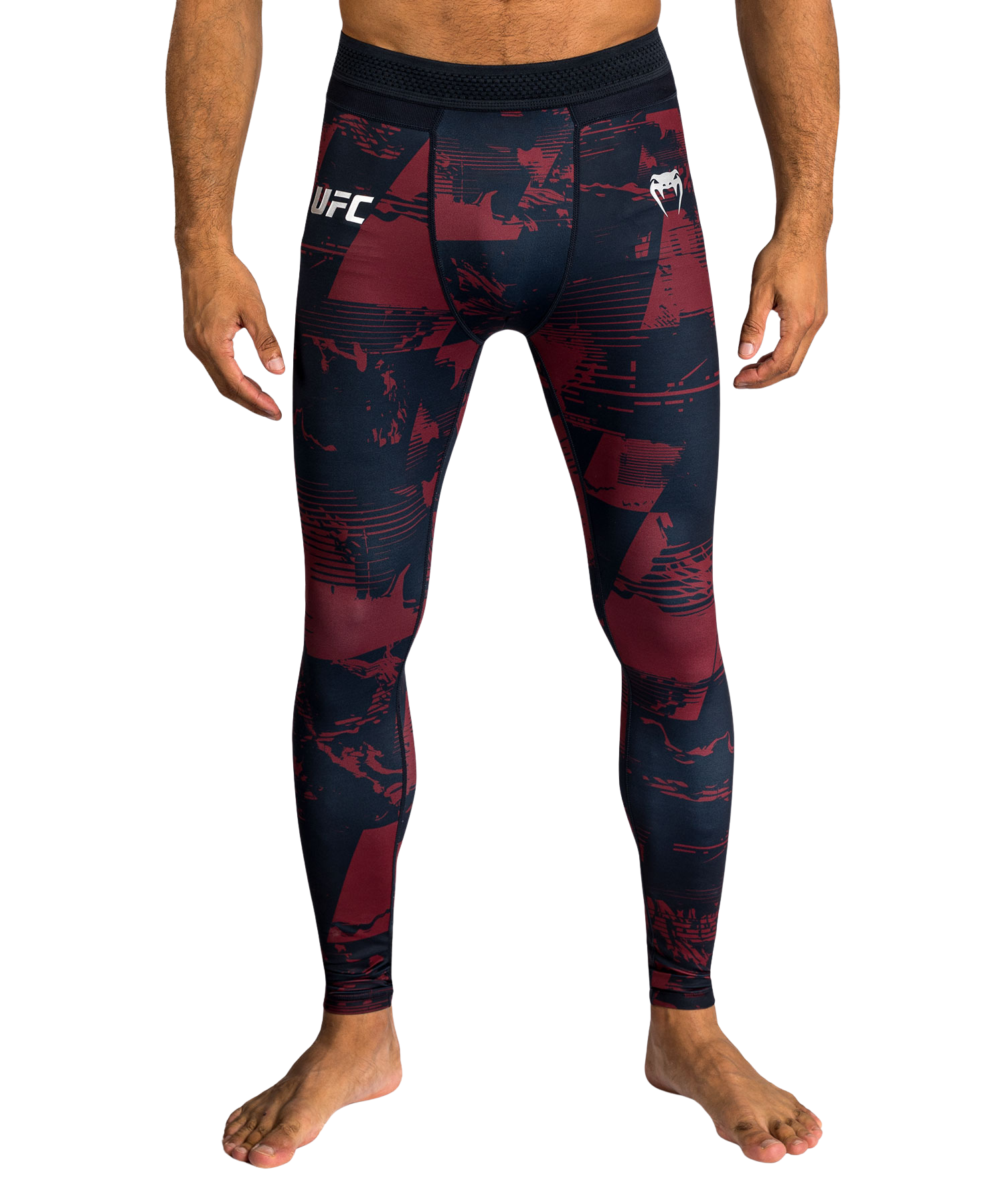 Men’s UFC Zenith by Venum Burgundy Authentic Fight Week Performance Tight Velikost: XXL