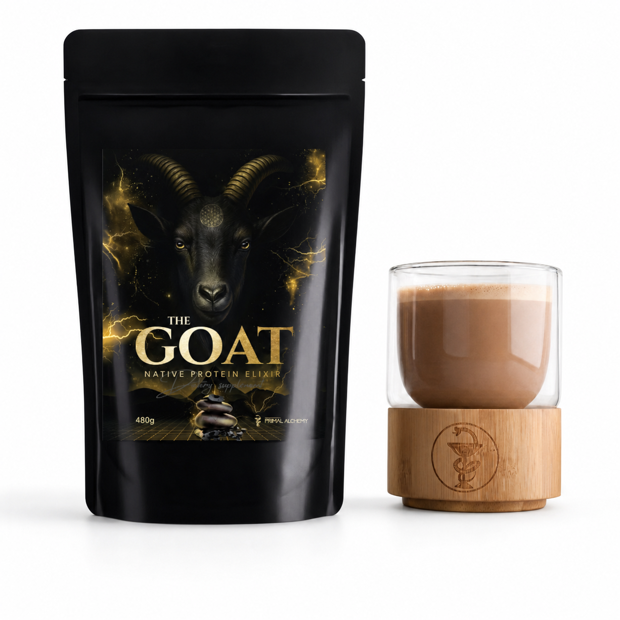 Primal Alchemy GOAT (nativní kozí protein) 480g, Immortal Shilajit