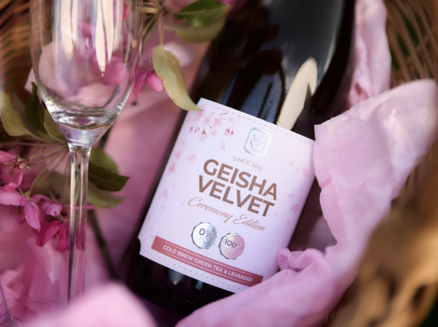 Samurai Geisha Velvet, Zelený čaj & Levandule 750 ml