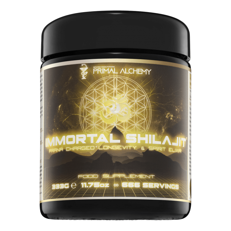 Primal Alchemy Immortal Shilajit Hmotnost: 333 gramů