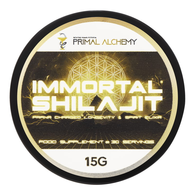Primal Alchemy Immortal Shilajit Hmotnost: 15 gramů