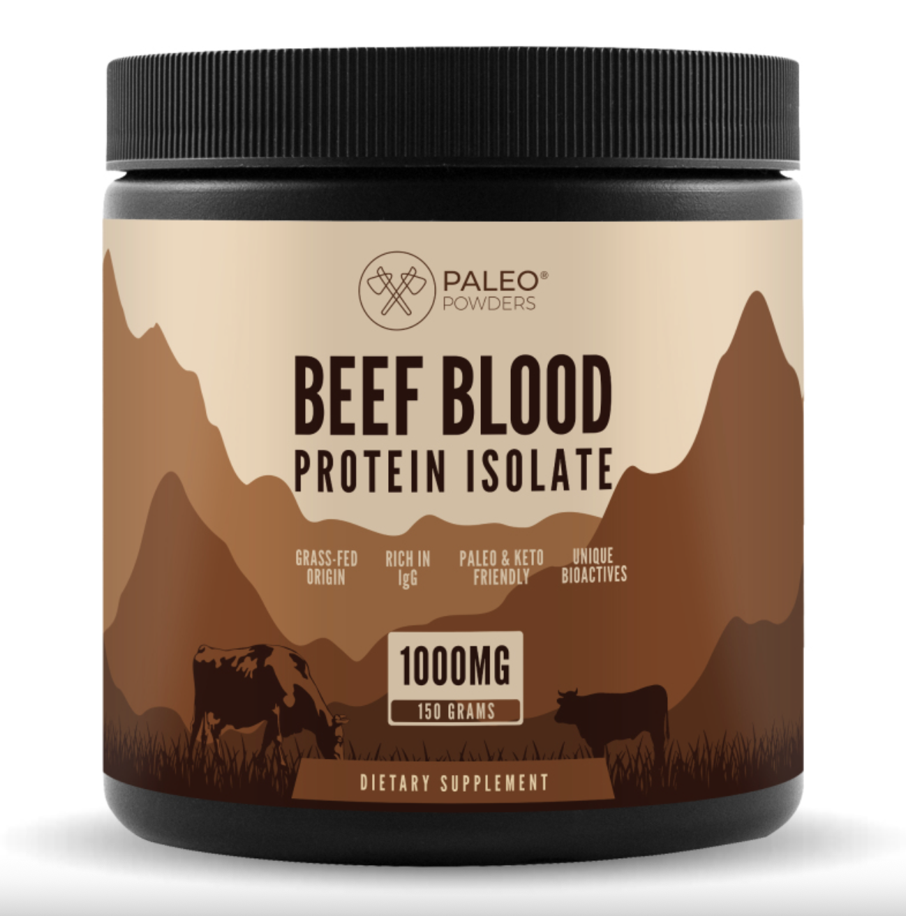 Paleo Powders Beef Blood Protein Isolate (grass-fed), 150 g