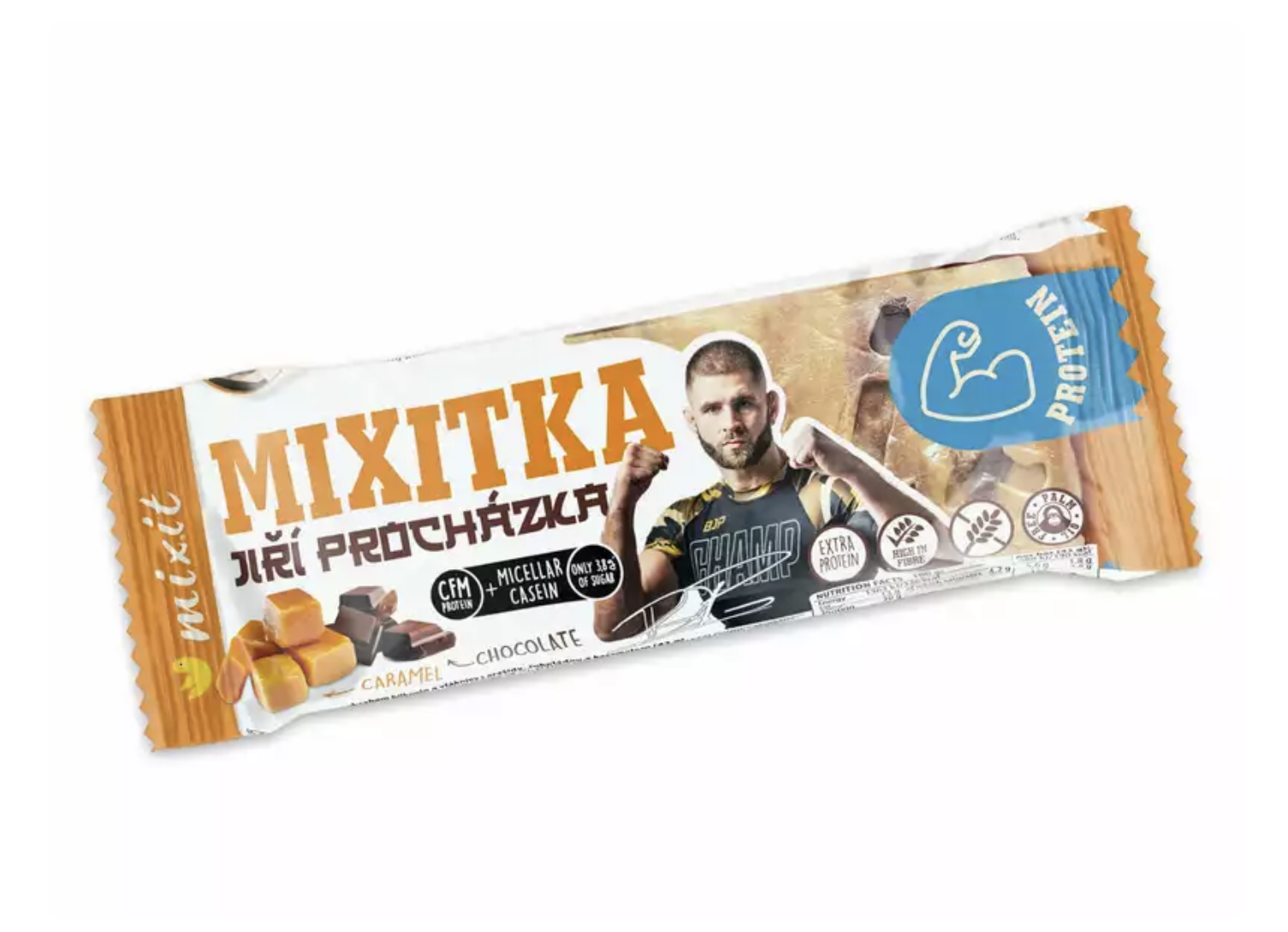 Mixit Proteinová Mixitka Jirky Procházky - Slaný karamel a čokoláda