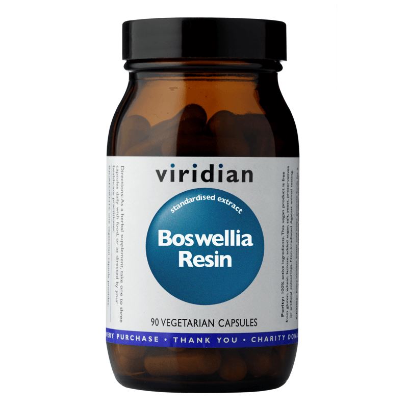 Viridian Nutrition Boswellia Resin 90 kapslí (Pryskyřice kadidlovníku)