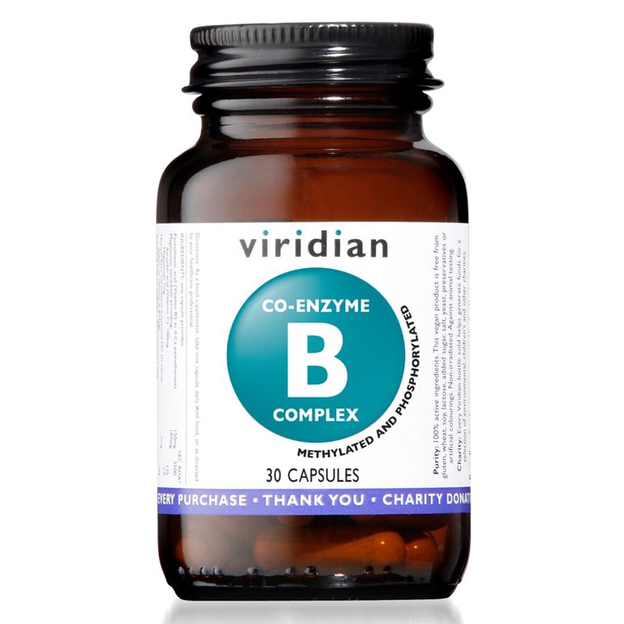 Viridian Co-Enzyme B Complex - 30 kapslí 