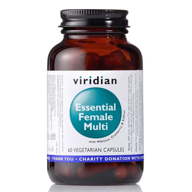 Viridian Nutrition Essential Female Multi 60 kapslí (Natural komplex pro ženy)