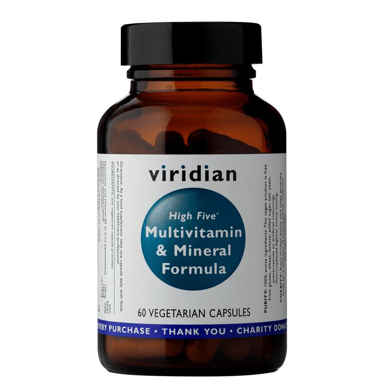 Viridian Nutrition High Five Multivitamin & Mineral Formula 60 kapslí