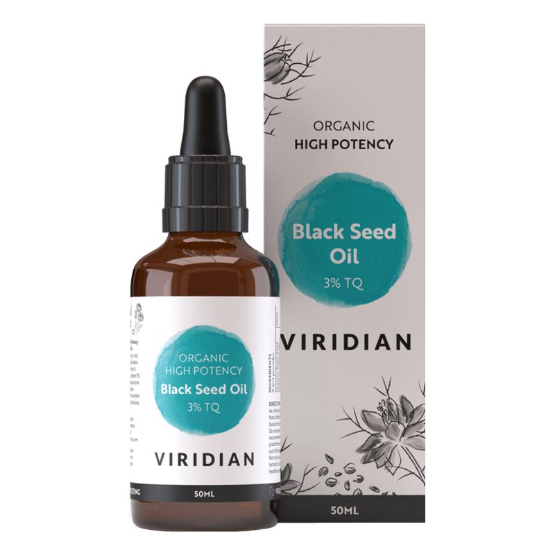 Viridian Nutrition High Potency Black Seed Oil 50ml Organic