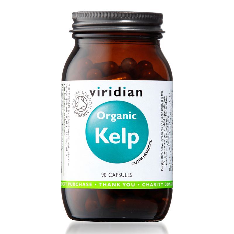 Viridian Nutrition Kelp 90 kapslí Organic (Zdroj jódu)