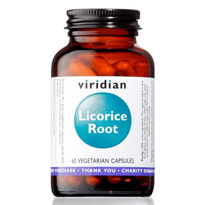 Viridian Nutrition Licorice Root 60 kapslí (Lékořice)