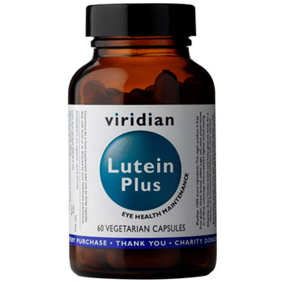 Viridian Nutrition Lutein Plus 60 kapslí (Směs pro normální stav zraku)