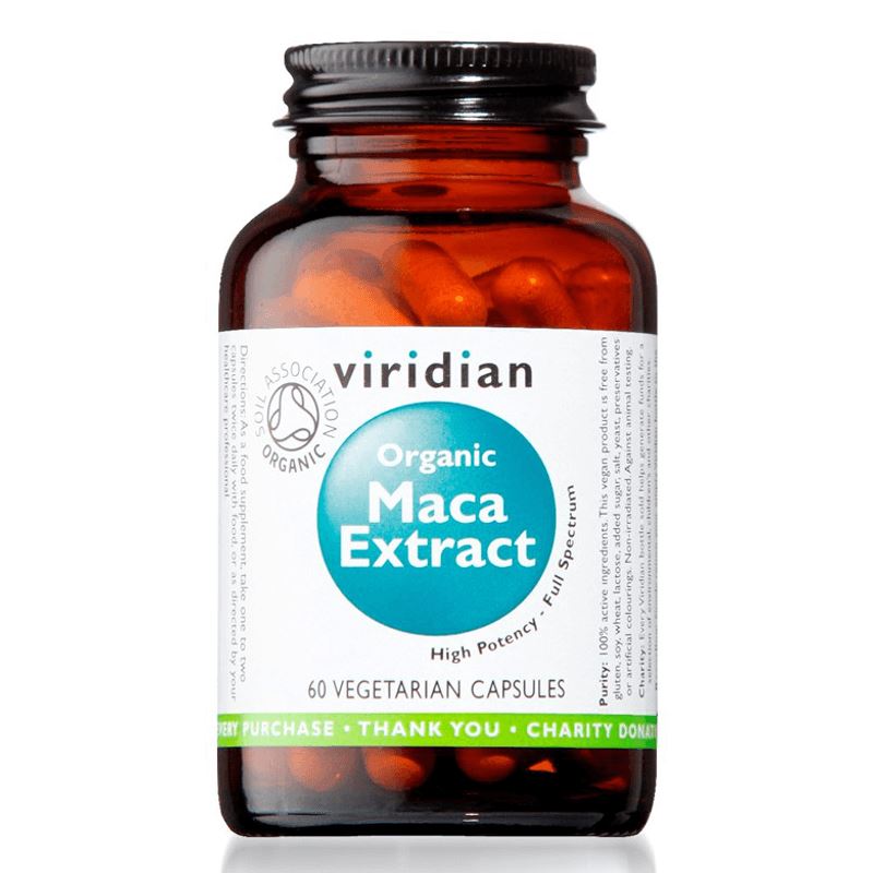 Viridian Nutrition Maca Extract 60 kapslí Organic