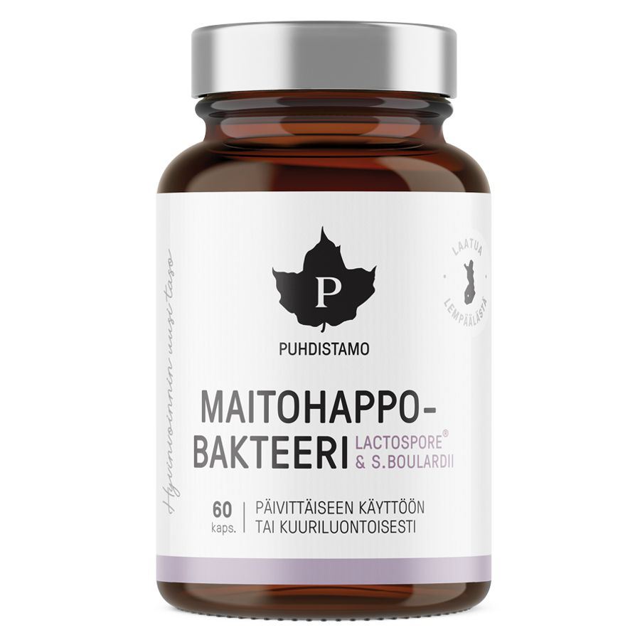 Puhdistamo Probiotika Lactic Acid Bacteria Boulardii 60 kapslí