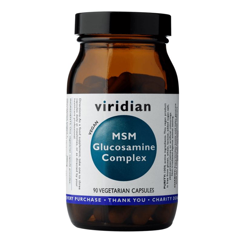 Viridian Nutrition MSM Glucosamine Complex 90 kapslí