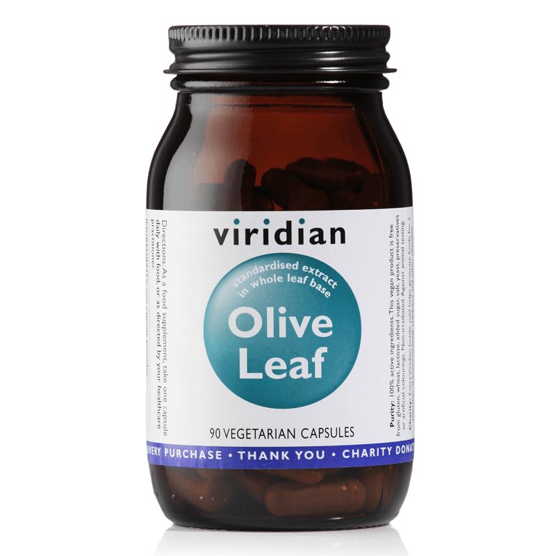Viridian Nutrition Olive Leaf 90 kapslí (Extrakt z listů olivovníku)