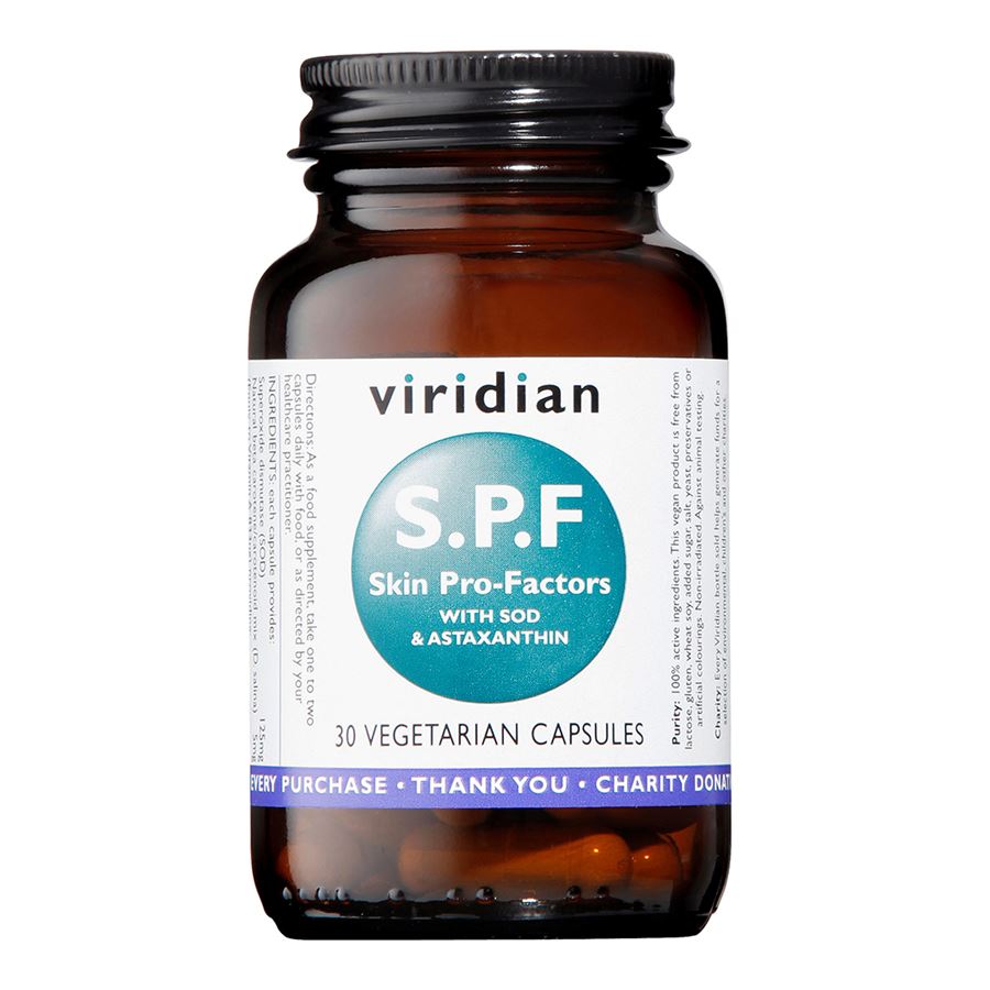 Viridian Nutrition S.P.F Skin Pro Factor 30 kapslí (Komplex pro podporu pleti)