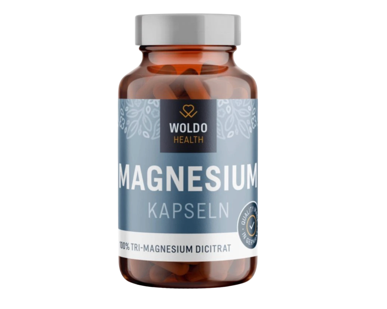 WoldoHealth Hořčík Tri-Magnesium dicitrát, 120 kapslí