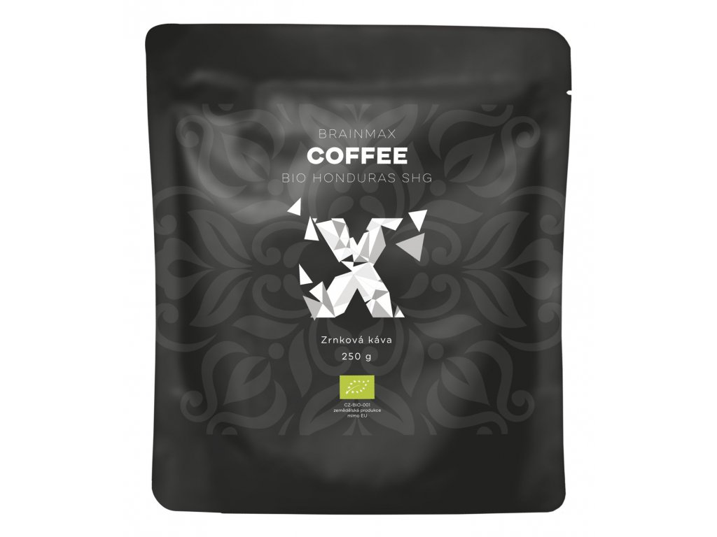 BrainMax Coffee, Káva Honduras SHG BIO, 250g, Zrno