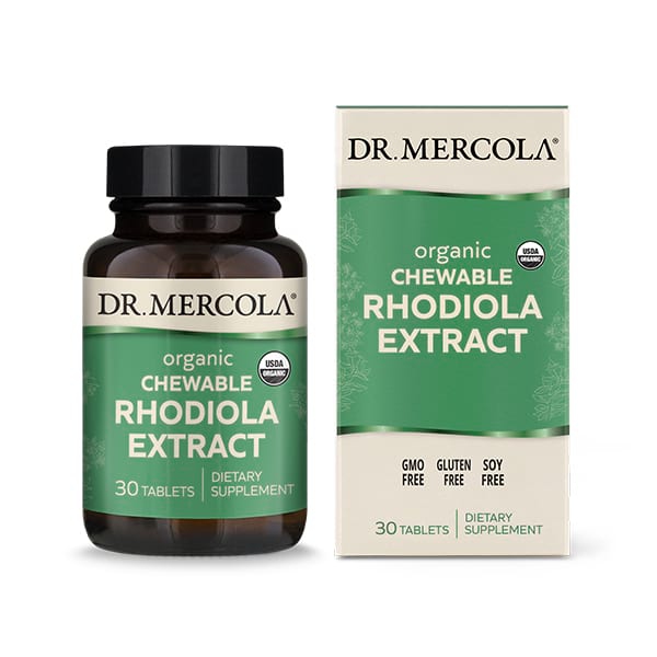 Dr.Mercola Organic Rhodiola Extrakt, 30 tablet