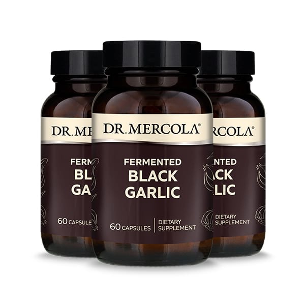 Dr.Mercola Fermentovaný Černý česnek, 60 kapslí Obsah: 60 kapslí