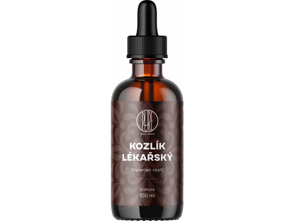 BrainMax Pure Kozlík lékařský (Valerian root) tinktura 1:1, 100 ml