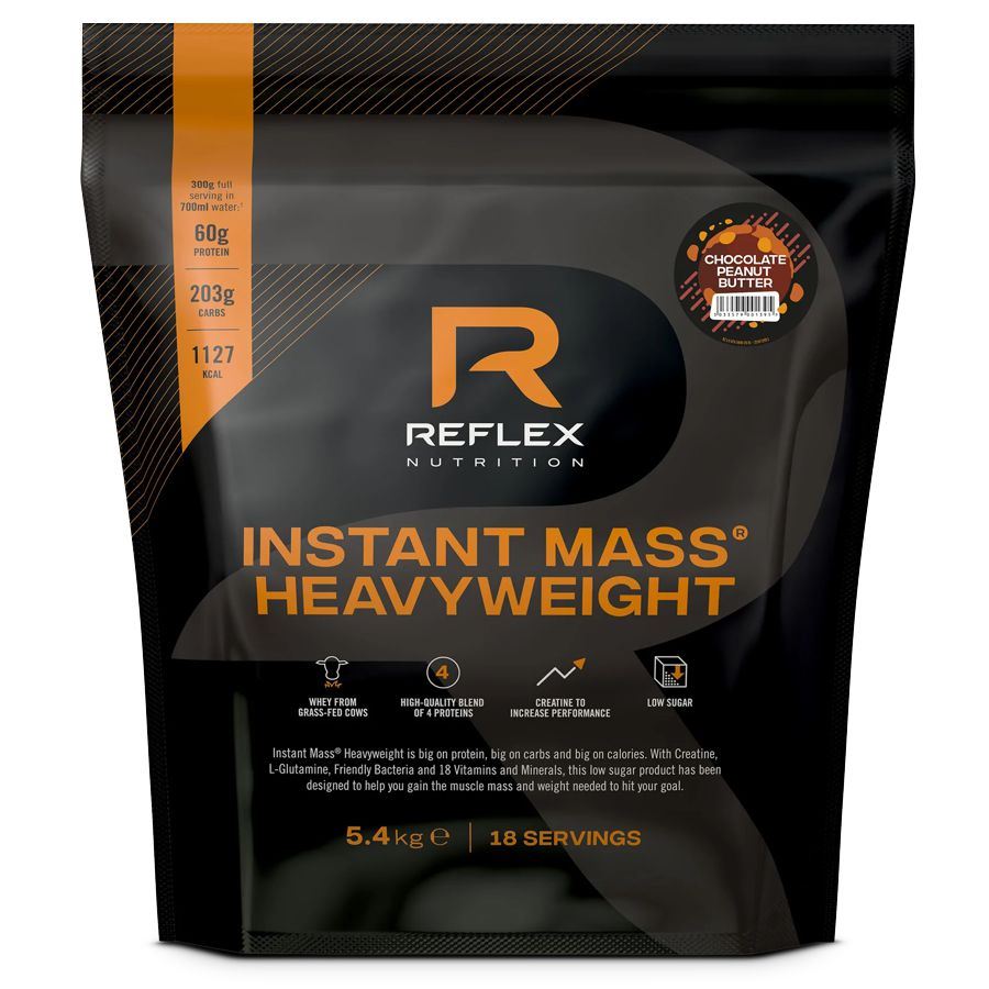 Reflex Nutrition Instant Mass Heavy Weight 5,4kg, čokoláda-arašídové máslo