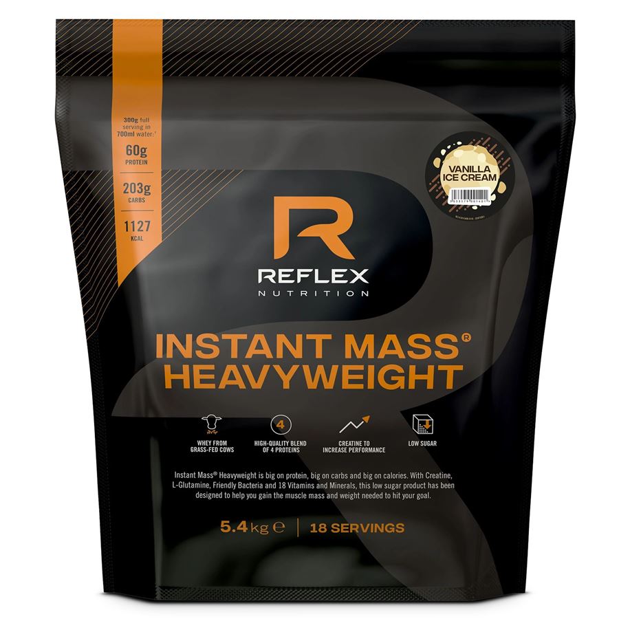 Reflex Nutrition Instant Mass Heavy Weight 5,4kg, vanilka