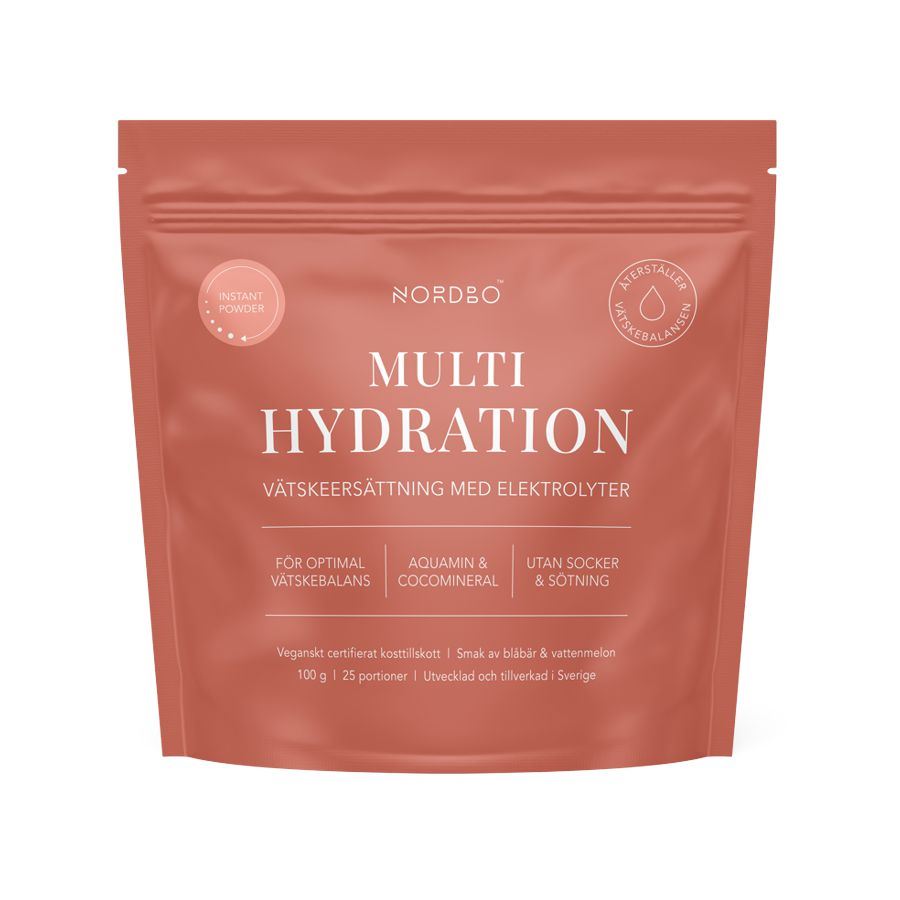 Nordbo Multi Hydration 100g borůvka a vodní meloun
