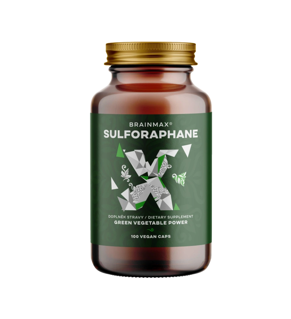 BrainMax Sulforaphane 35 mg, Sulforafan, 100 rostlinných kapslí