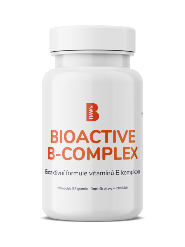 Raw´s Bioaktivní B-Komplex 90 kapslí