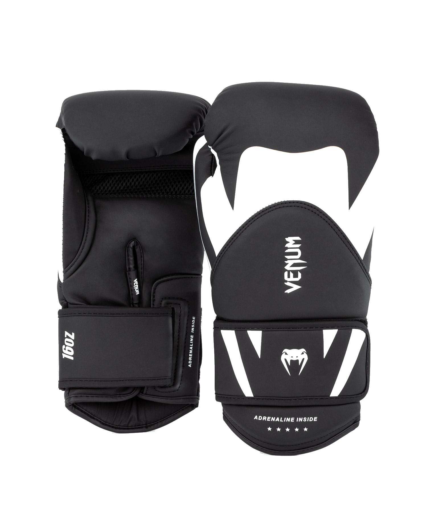 Venum Challenger 4.0 Boxing Gloves - Black/White Velikost: 10oz