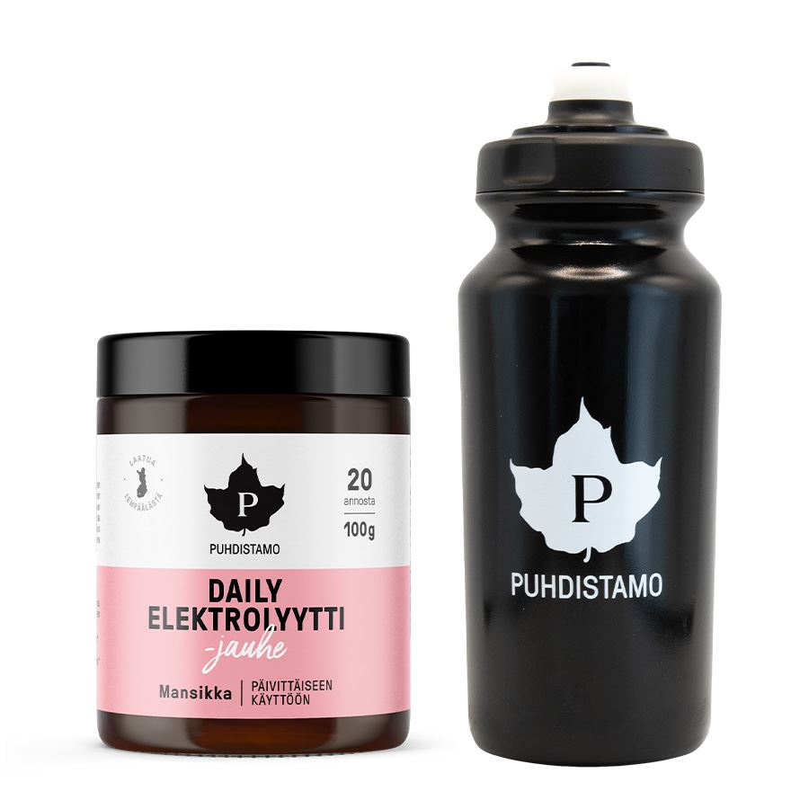 Puhdistamo Daily Electrolyte Powder 100 g - jahoda