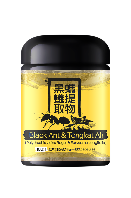 Black Ant & Tongkat Ali, 180 kapslí