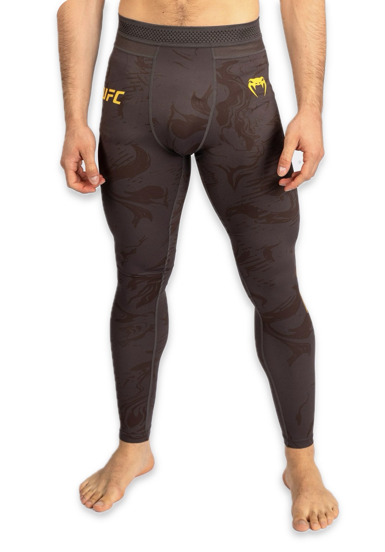 UFC Fusion by Venum Fight Week Men’s Performance Tight - Earthen Brown Velikost: XL